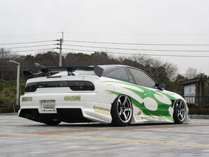 新品☆URAS【ユーラス】　TYPE-S　リアバンパー(FRP/未塗装)　180SX(S13)　【のむけん|ノムケン】