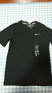 !137* unused * storage goods * Nike *COTTON100 short sleeves T-shirt black 150