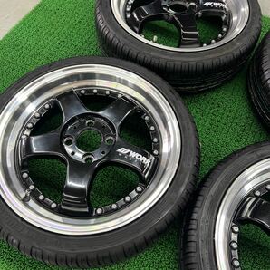 新品タイヤセット 165/45R16 5.5J+43 100-4H 軽自動車 NBOXワゴンRタントムーヴキャンパスエブリーアクティNワゴン 4本セットの画像3