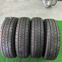 200系ハイエース・レジアス　溝ありダンロップ195/80R15 ワーク　work 4本セット車検対応_画像6