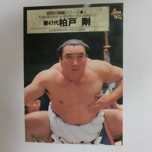BBM 大相撲カード 1997年版 昭和の横綱シリーズ1 第47代横綱 柏戸 剛 158の画像1