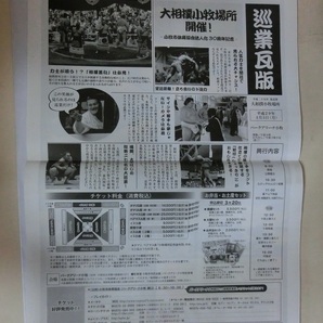 大相撲 春巡業 小牧場所の開催を知らせる 新聞広告 平成29年の画像2