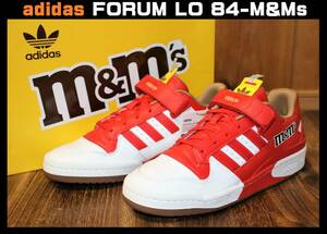 送料無料 即決【未使用】 adidas Originals ★ FORUM LO 84-M&Ms CREW-v1 (US10.5/28.5cm) ★ アディダス フォーラム コラボ 別注 GZ1935