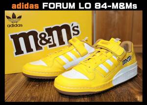 送料無料 即決【未使用】 adidas Originals ★ FORUM LO 84-M&Ms CREW-v1 (US9/27cm) ★ アディダス フォーラム コラボ 別注 GY6317