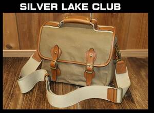 送料無料 即決【未使用】 SILVER LAKE CLUB ★ 2WAY ショルダーバッグ ★ シルバーレイククラブ 撥水 手提げ 