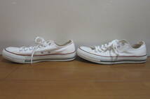 CONVERSE コンバース ALL STAR オールスター M7652 LOW ローカットスニーカー 白 27㎝ O2404A_画像4