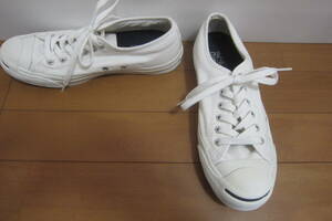 CONVERSE コンバース JACK PURCELL ジャックパーセル 1R193 LOW ローカットスニーカー 白 25㎝ O2404B