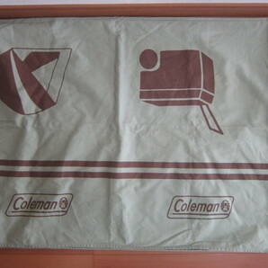 Coleman コールマン キャンプ アウトドア 敷き布 敷き物 緑系 カーキ系 O2404Bの画像1