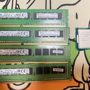 【送料無料】Intel XEON E3 1220v3 & PC3-12800E (DDR3-1600)4GB×4枚 セットの画像1