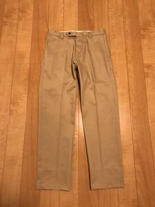 良品☆ブルックスブラザーズ.ADVANTAGE CHINO,MILANO　W28 タック無し&センタープレス入・チノパン！チノーズトラウザーズパンツスラックス