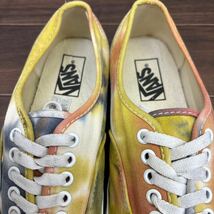 KT240305 D-57 VANS ヴァンズ ローカットスニーカー カジュアルスニーカー タイダイ柄 メンズ 26cm_画像9