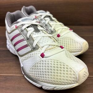 KT240305 D-58 adidas アディダス CLIMACOOL クリマクール メッシュ スポーツシューズ ランニングシューズ ホワイト レディース 24cm