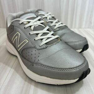 FK240305 D-60 Newbalance ニューバランス 363v5 サイドジップ ウォーキングシューズ カジュアルシューズ シャンパン レディース 23cm