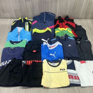 ■C-500 NIKE PUMA converse UMBRO FILA adidas など スポーツブランド ジャージ 半袖 Tシャツ 半ズボン 男の子 キッズ 大量まとめ 現状品