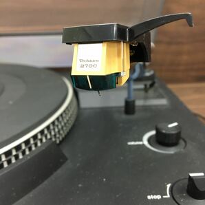 US 240409 B-42 Technics テクニクス レコードプレーヤー SL-FM1 ターンテーブル オーディオ機器 ブラック 通電確認済みの画像4