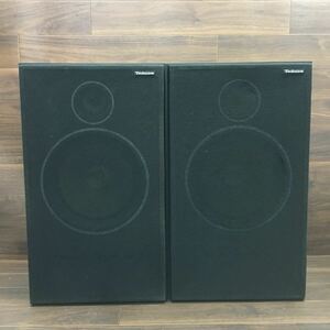 US 240409 B-48 Technics テクニクス ペア スピーカー SB-103 2way 音響機器 オーディオ機器 グレー 簡易音出し確認済み