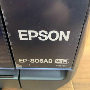 US240409 E-42 EPSON エプソン カラリオ インクジェット複合機 プリンター EP-806AB インクジェットプリンター wi-fi ジャンクの画像10