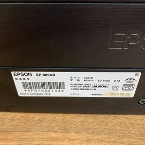 US240409 E-42 EPSON エプソン カラリオ インクジェット複合機 プリンター EP-806AB インクジェットプリンター wi-fi ジャンクの画像8