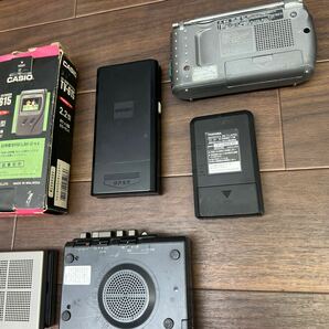 ■C-679 SONY CASIO 東芝 小型家電 カセットレコーダー ラジオボイスレコーダー AM/FM ミニスピーカー など まとめ 動作未確認の画像7