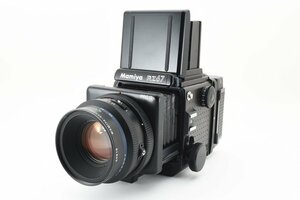 ◇◆ 極上完動品 マミヤ Mamiya RZ67 Pro II 中判 フィルムカメラ + 110mm f2.8 W レンズ 120 フィルムバック 動作絶好調 8250 ◆◇