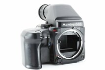 ◇◆ 極美品 マミヤ Mamiya 645 Pro 中判 カメラ ボディ ボデー AE プリズム ファインダー 120 フィルムバック 動作確認済 8500 ◆◇_画像3