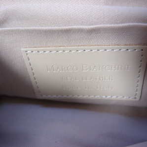 MARCO BIANCHINI マルコビアンキーニ マルコビアンチーニ レザー バックル フラップ ショルダーバッグ イタリア製の画像8