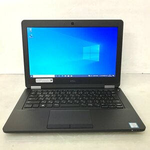 ●13.3型 薄型モバイル 快適メモリ DELL Latitude E5270 リモートワーク (Core i3-6100U 2.3GHz/8GB/500GB/Webカメラ/Wi-Fi/Windows10 Pro)