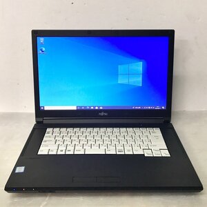 ●15.6型ビジネスノート 第7世代i3 快適メモリ 富士通 LIFEBOOK A577/S (Core i3-7100U 2.4GHz/8GB/500GB/DVDRW/Wi-Fi/Windows10 Pro)