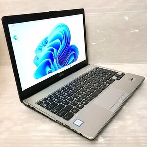 ●[Windows11] WQHD液晶 LTE対応 13.3型モバイル 富士通 LIFEBOOK S937/R (Core i5-7300U 2.6GHz/8GB/SSD 256GB/DVDRW/Wi-Fi/Webカメラ)