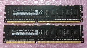 *Apple Mac Pro correspondence original memory [PC3-14900E 8GB×2 sheets set / total 16GB] DDR3 ECC type (SK hynix HMT41GU7AFR8C-RD)