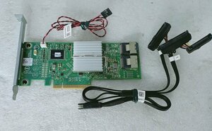 ●T3600,T3610等対応 純正 Dell PERC H310 SATA/SAS PCI-Express x8 [HDD装着用ケーブル付][P/N:0HV52W]