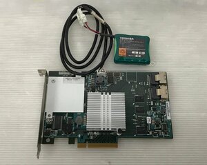 ●内蔵8port 東芝 SAS RAIDコントローラ T381 バッテリー付 (PCI-Express x8/通常ブラケット)