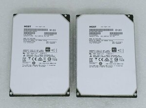 *[2 pcs. set ] Hitachi HGST 3.5 -inch HDD 8TB SAS 12G 7.2K worn um filling hard disk [Ultrastar He8 HUH728080AL4200]