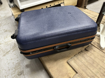 中古 サムソナイト Repute スーツケース ミッドナイトブルー スーツケース 鍵 ハンガー付き Samsonite レピュート 大容量 札幌市 白石店_画像3