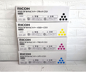  unused Ricoh original toner SP toner C721(M-PaC for ) 4 color set IPSiO SP M-PaC toner 