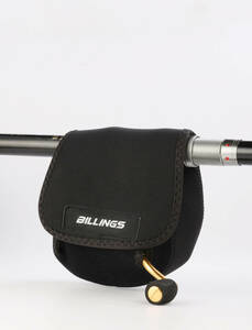Z432【送料無料】フィッシング 釣り スピニングリールバッグ リール収納バッグ スピニング用 Sサイズ ブラック リールカバー