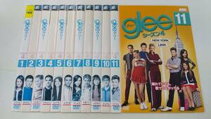 Y9 04874 glee グリー シーズン4 全11巻セット リー・ミッシェル DVD 送料無料 レンタル専用 吹替有 ジャケットに日焼け、折れ有