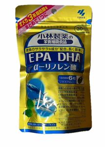 小林製薬 EPA DHA α-リノレン酸 30日分 180粒 × 1個