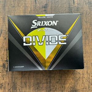 SRIXON Z-Star DIVIDE ダンロップ ボール イエロー ホワイト　1ダース