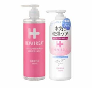 ヘパトリート 薬用保湿化粧水 385ｍl＋薬用オールインワンジェル 280ml