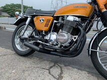 CB750K k0 k1 k2 k3 k4 k5 k6 k7 ショート管 ブラック マフラー CB750FOUR 国内生産_画像1