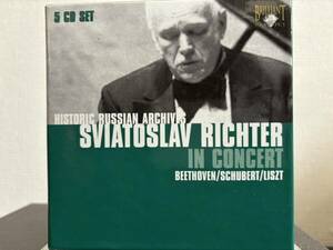 リヒテル　イン　コンサート　ベートーヴェン、リスト&シューベルト　5CD