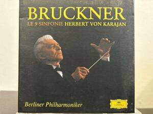ブルックナー　交響曲全集　カラヤン指揮　ベルリンフィルハーモニー　9CD