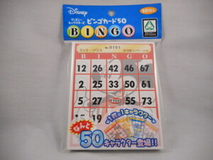 [ prompt decision, postage 180 jpy ] Disney bingo card [60701] pretty character bingo card intellectual training toy parent .. play Point ..