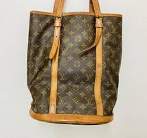 【送料無料!!】LOUIS VUITTON ルイヴィトン モノグラム バケットGM トートバッグ ショルダーバッグ M42236 832 ブラウン系 現状品_画像2