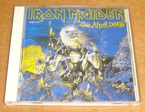 初版86年盤CD☆アイアン・メイデン／死霊復活（CP32-5110）　IRON MAIDEN／LIVE AFTER DEATH