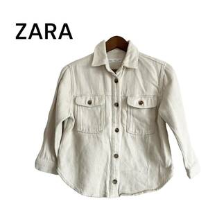 ZARA ザラ ポケット シャツジャケット キッズ 128cm 長袖 シャツ