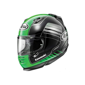 アライ ヘルメット Lサイズ(59-60) Arai Helmet Kawasaki 限定 ラパイド-IR Rapide-IR 黒 緑 シルバーの画像9