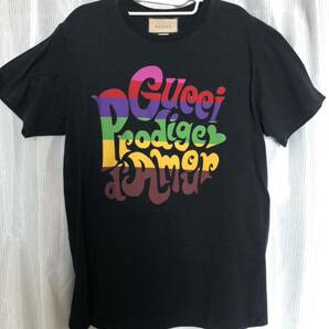 グッチ GUCCI Tシャツ Prodige d'Amourオーバーサイズの画像1