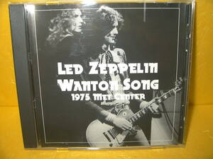 【CD】LED ZEPPELIN「WANTON SONG 1975 MET CENTER」